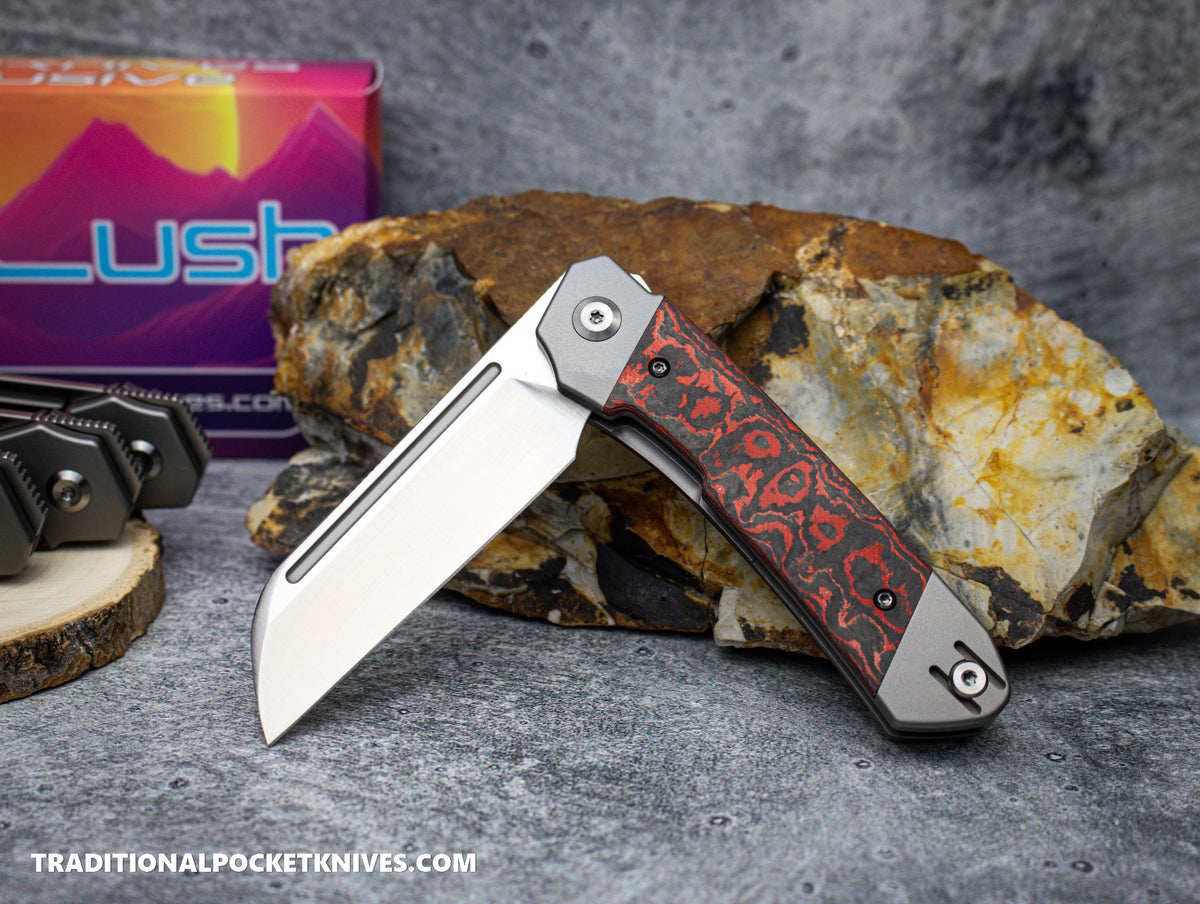 Divo Knives Lush Fat Carbon Lava Flow