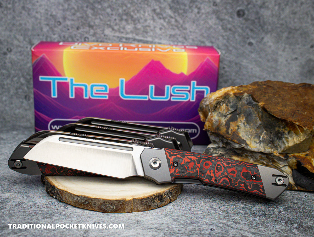 Divo Knives Lush Fat Carbon Lava Flow