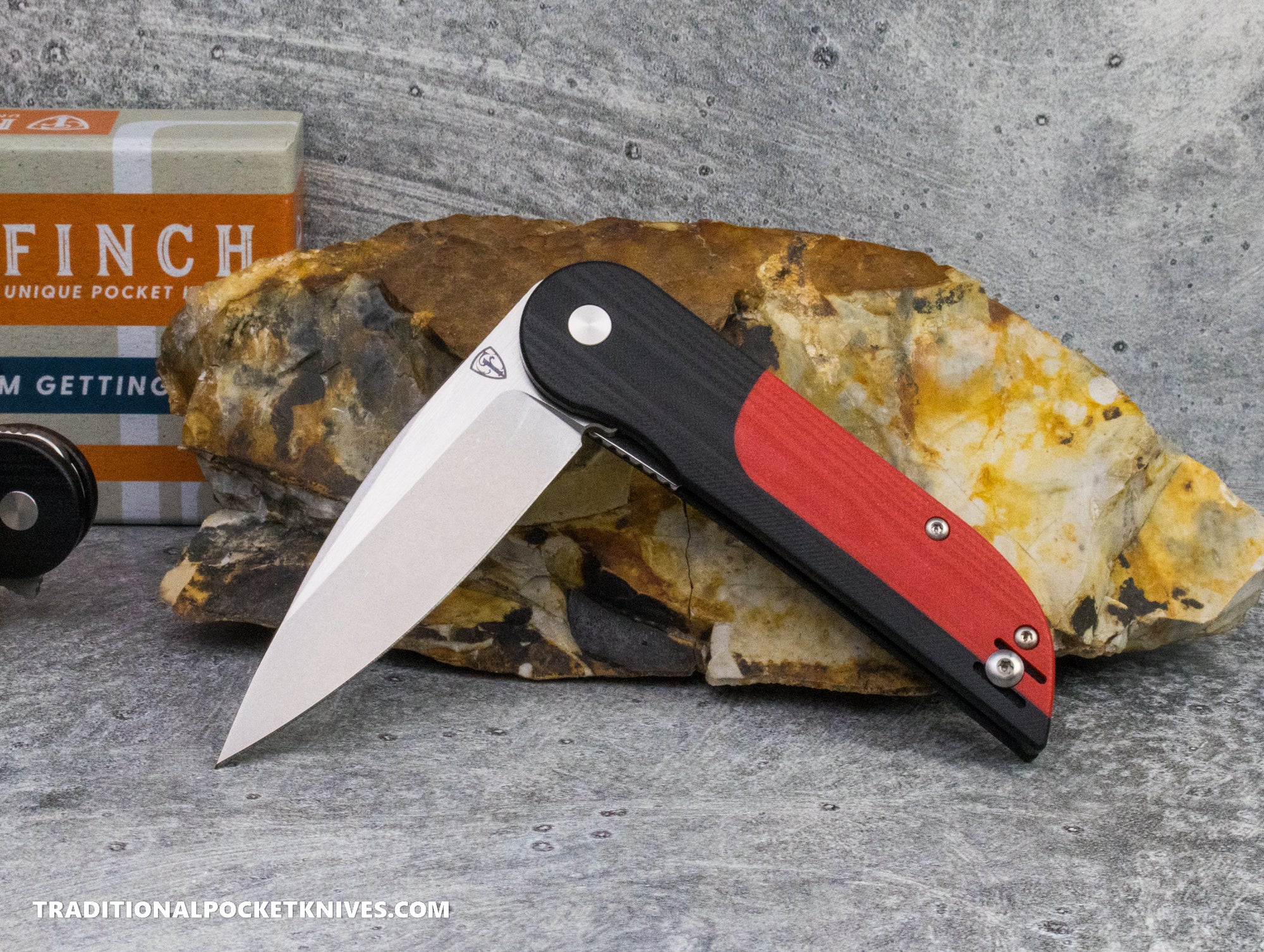 Finch Devil's Finger Smokeout G10 Black/Red