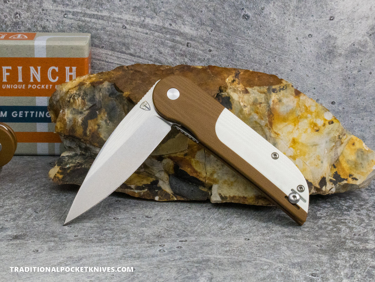 Finch Devil&#39;s Finger Claymore G10 Brown/White