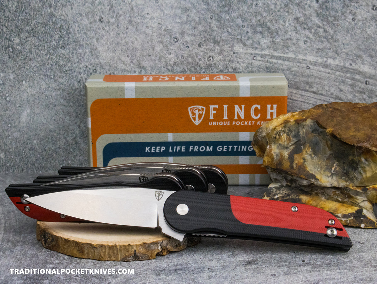 Finch Devil&#39;s Finger Smokeout G10 Black/Red