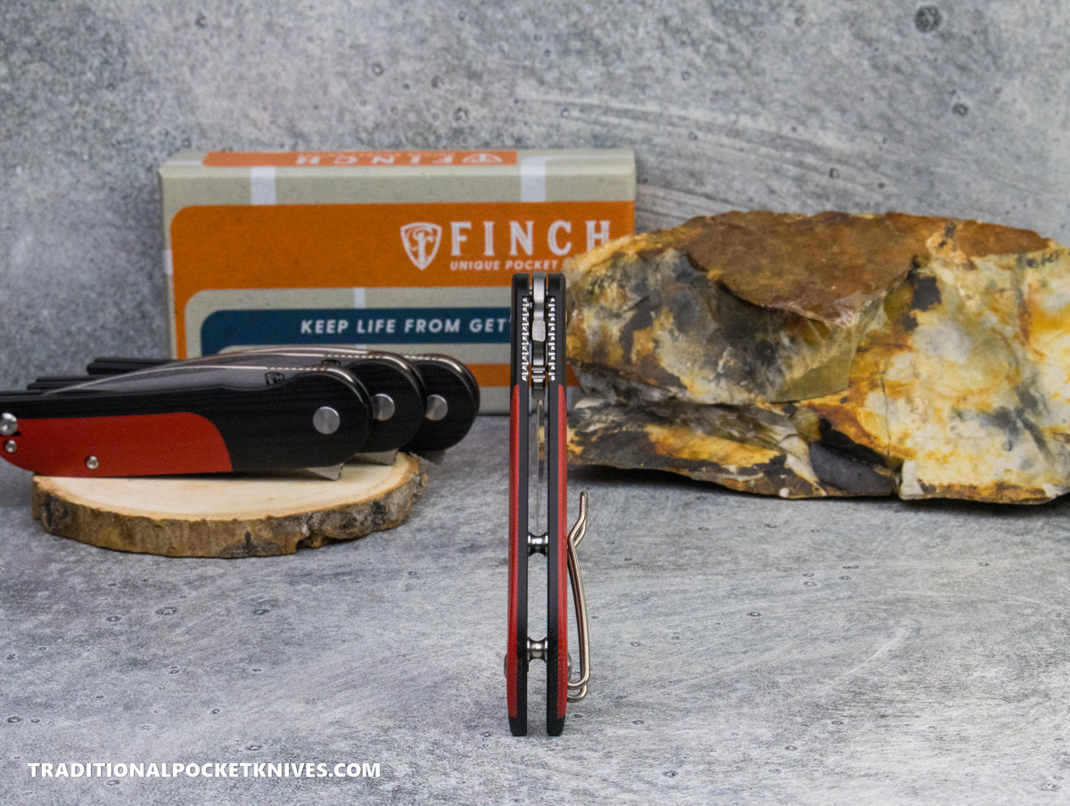 Finch Devil&#39;s Finger Smokeout G10 Black/Red