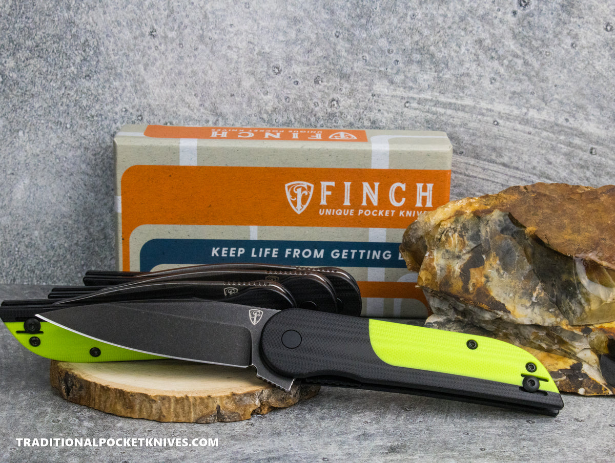 Finch Devil&#39;s Finger Neon Burn G10 Black/Green