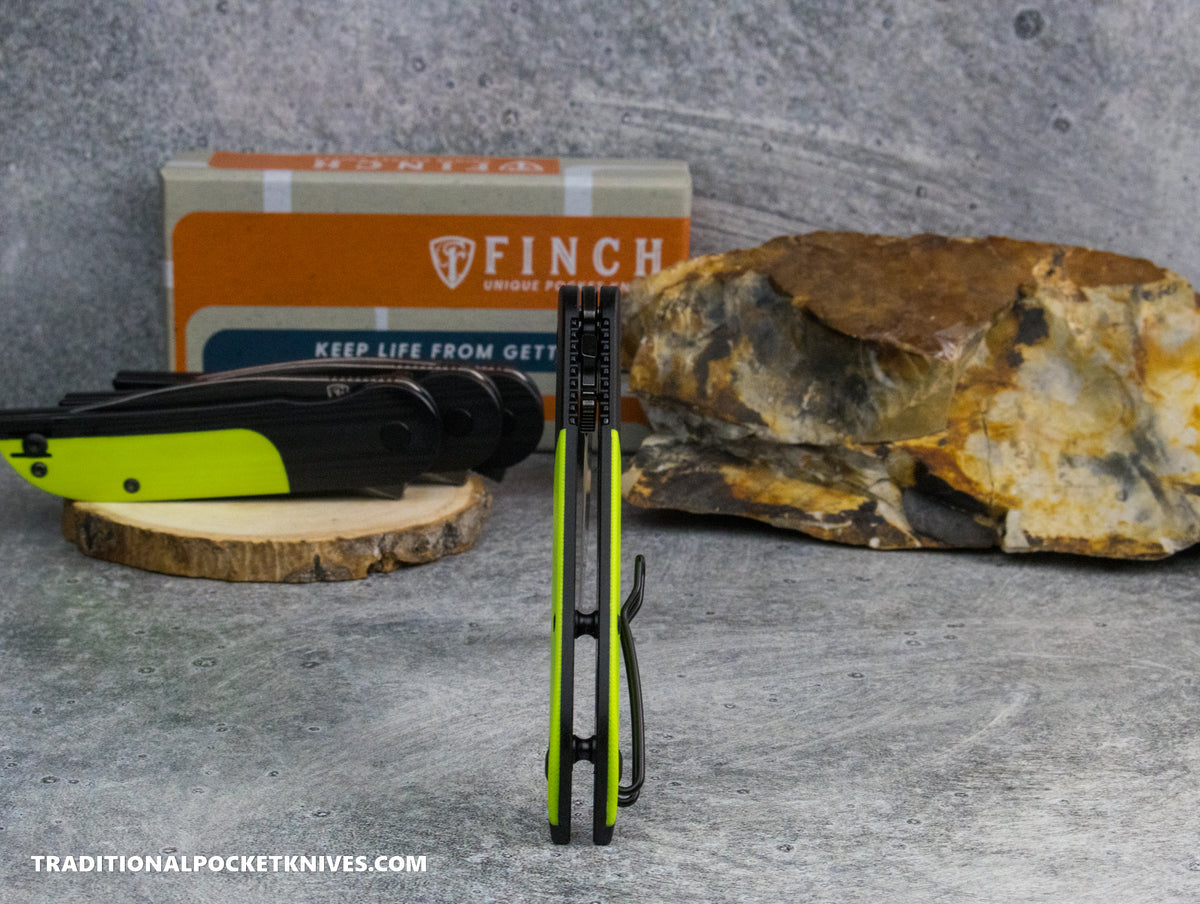 Finch Devil&#39;s Finger Neon Burn G10 Black/Green