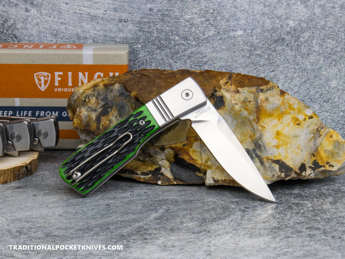 Finch El Camino Clover Green Jigged Bone