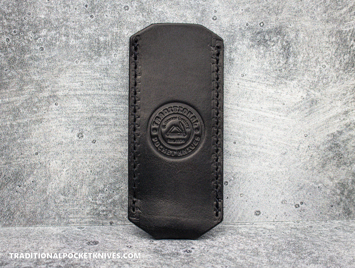 Appalachian Ridgerunner: Black Leather Slip Large