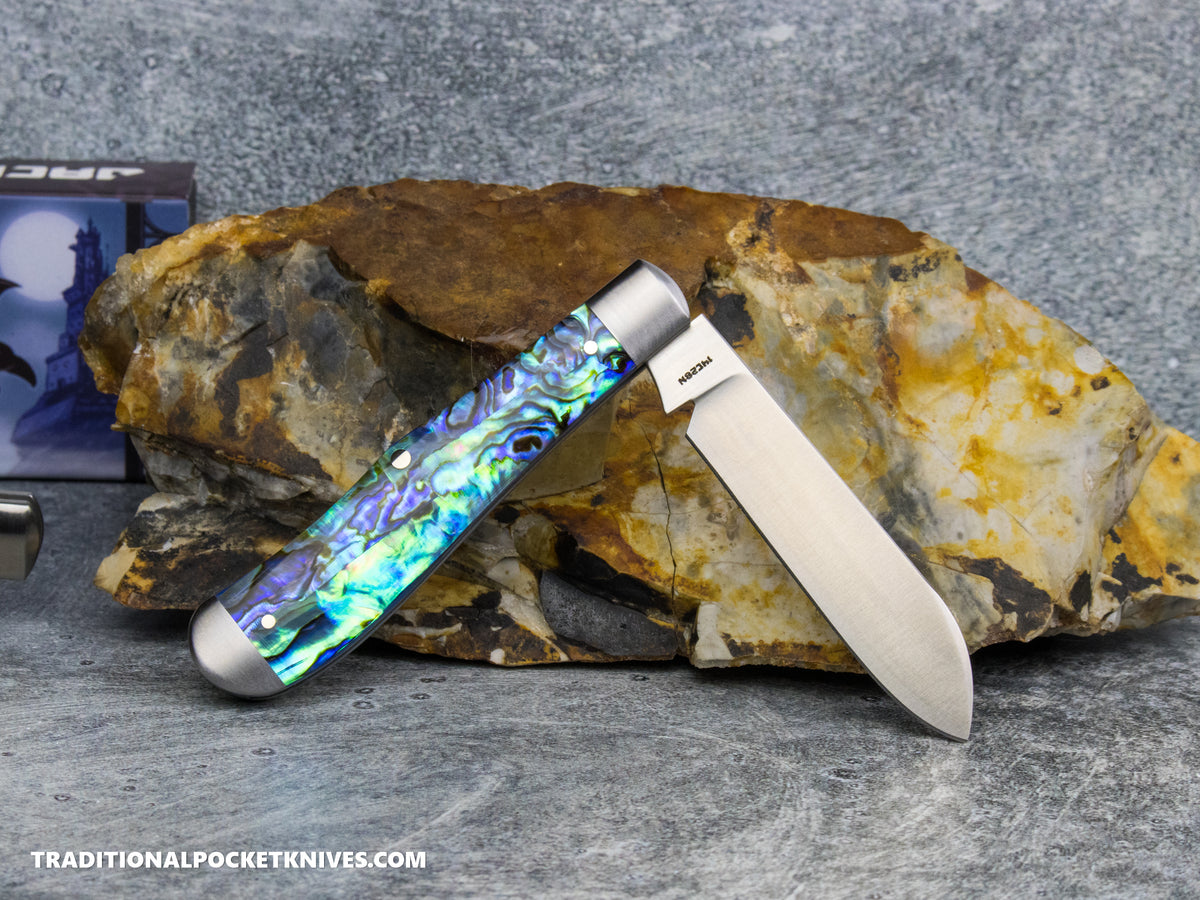 Jack Wolf Knives Gateway Eureka Abalone - Gateway Series
