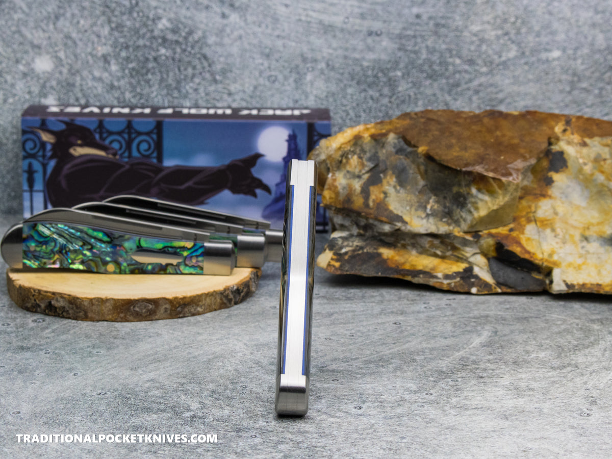 Jack Wolf Knives Gateway Eureka Abalone - Gateway Series