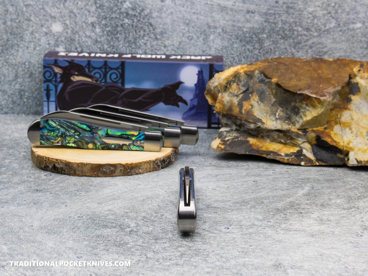 Jack Wolf Knives Gateway Eureka Abalone - Gateway Series