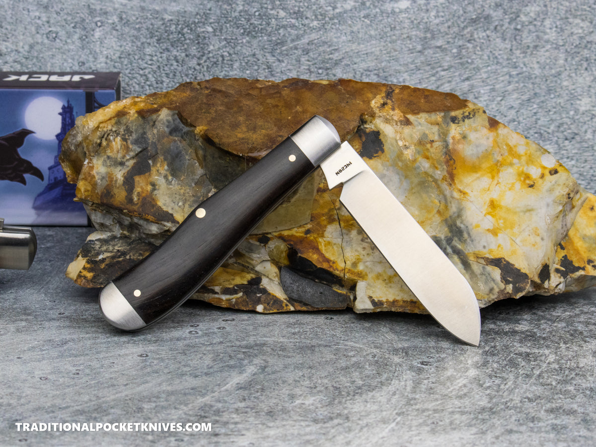 Jack Wolf Knives Gateway Eureka Ebony Wood - Gateway Series