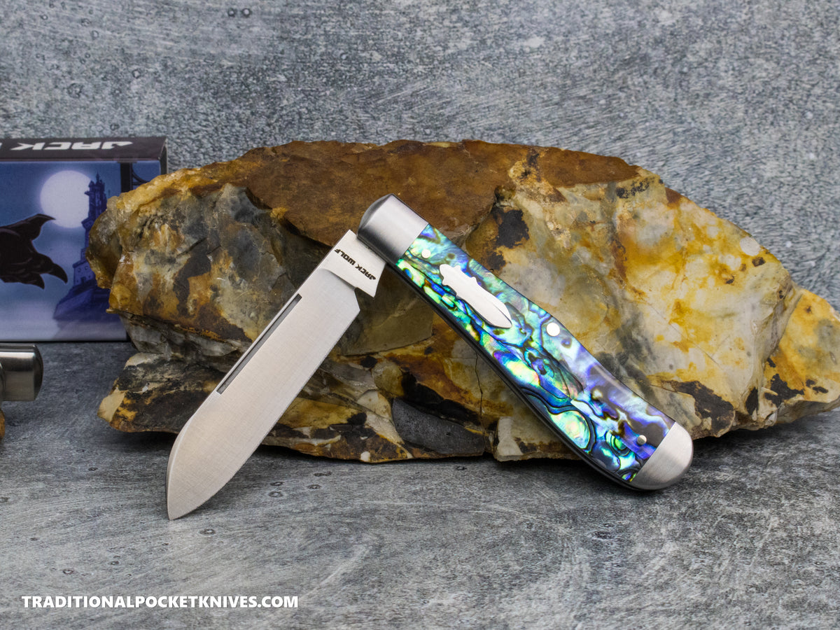 Jack Wolf Knives Gateway Eureka Abalone - Gateway Series