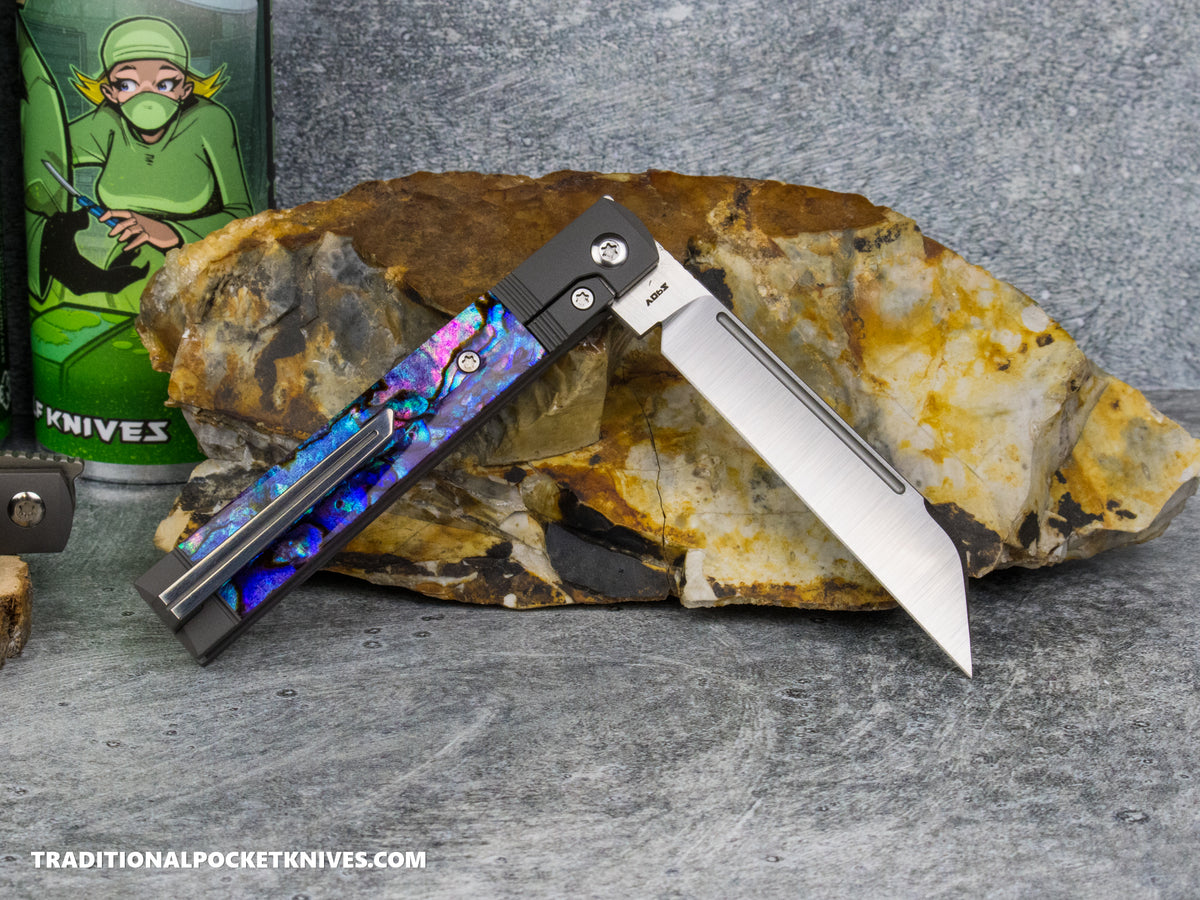 Jack Wolf Knives Feelbetter Jack Purple Abalone