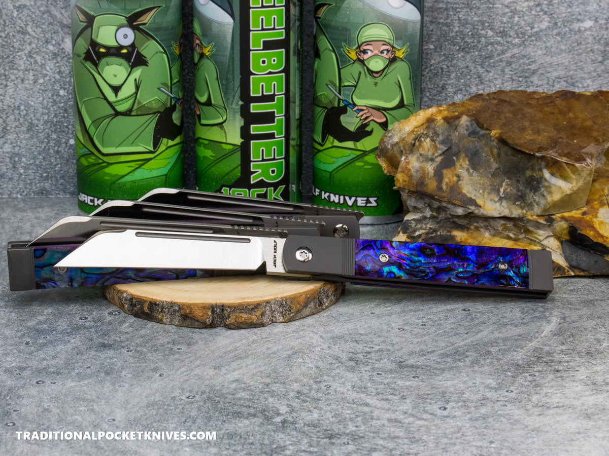 Jack Wolf Knives Feelbetter Jack Purple Abalone