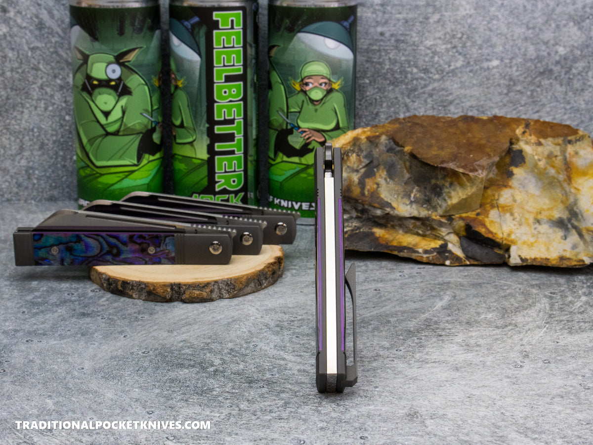 Jack Wolf Knives Feelbetter Jack Purple Abalone