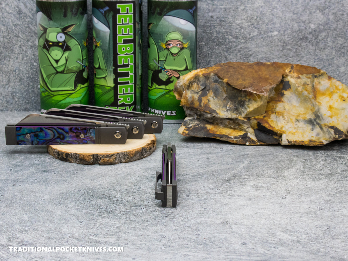 Jack Wolf Knives Feelbetter Jack Purple Abalone