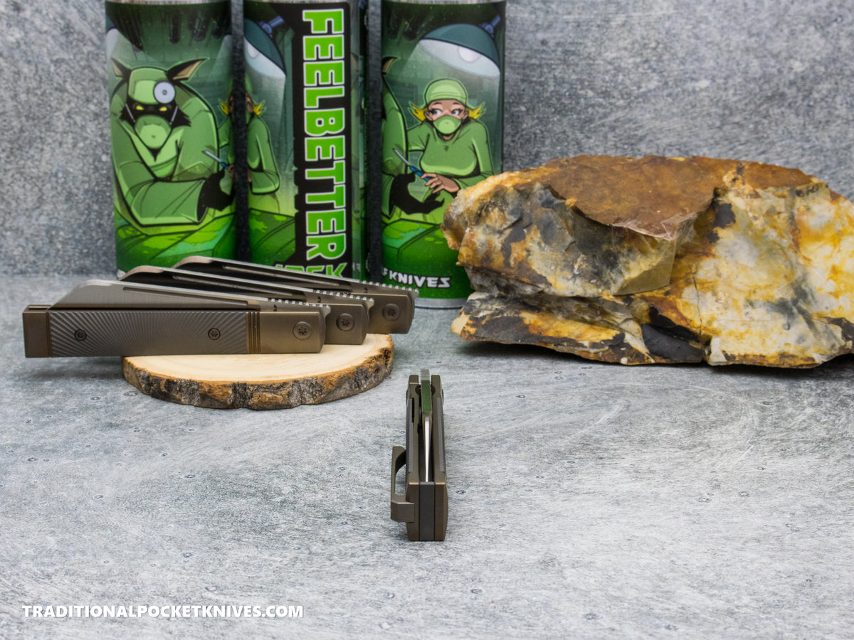 Jack Wolf Knives Feelbetter Jack Titanium Starburst