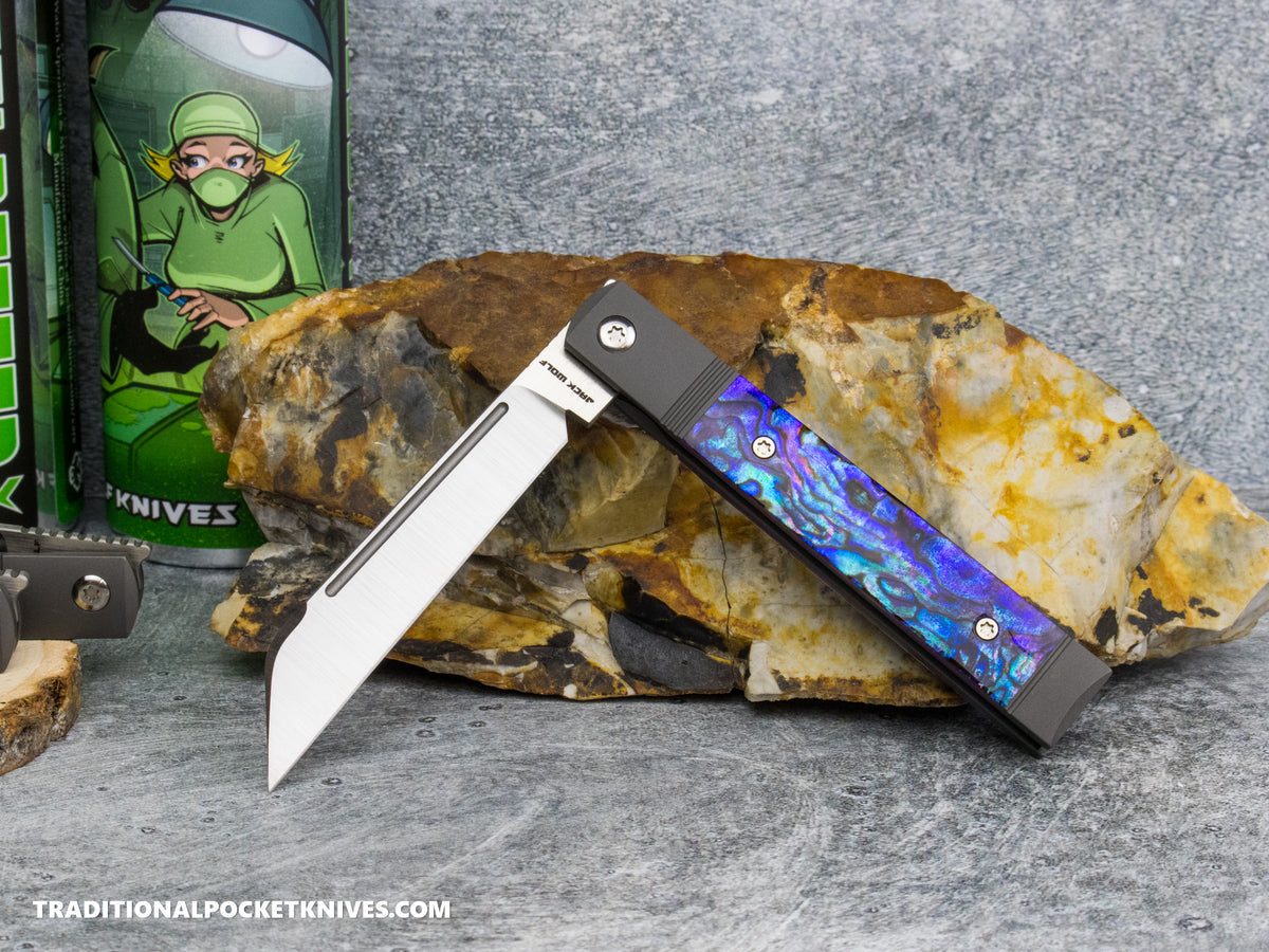 Jack Wolf Knives Feelbetter Jack Purple Abalone