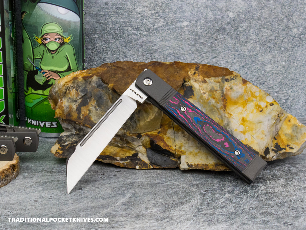 Jack Wolf Knives Feelbetter Jack CamoCarbon Miami - C. Risner