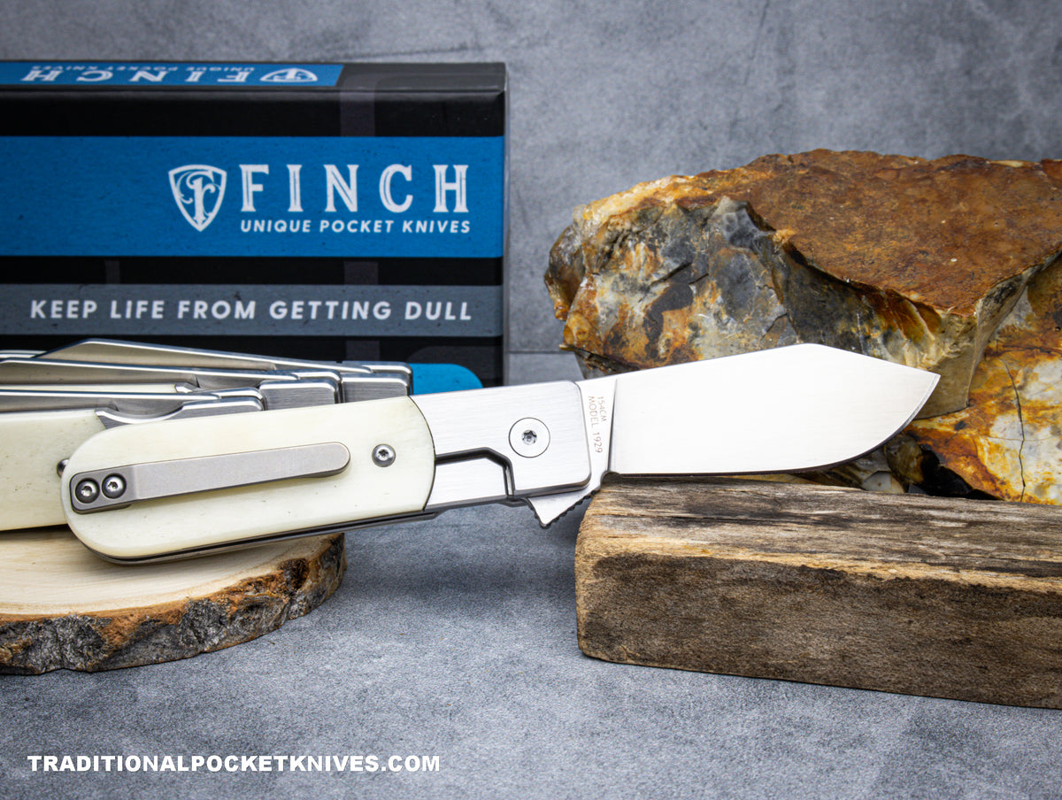 Finch Model 1929 Smooth White Bone