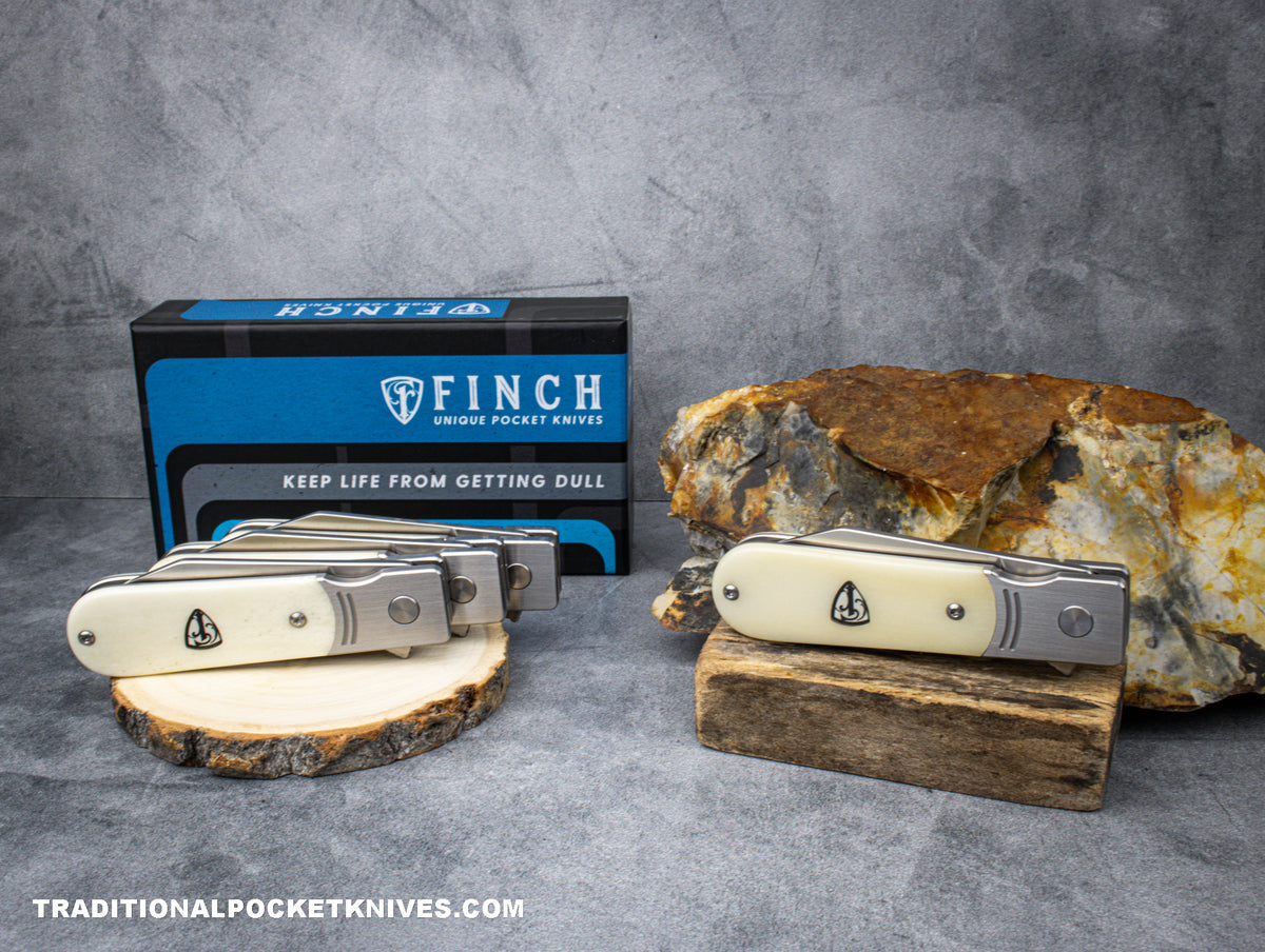 Finch Model 1929 Smooth White Bone