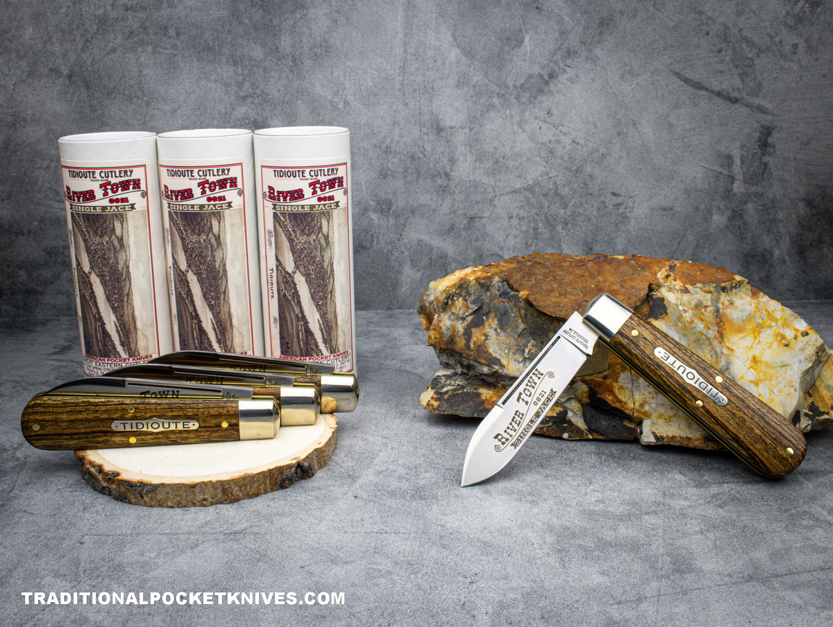 Great Eastern Cutlery #862123 Tidioute Cutlery River Town Single Jack Exotic Mexican Bocote Wood
