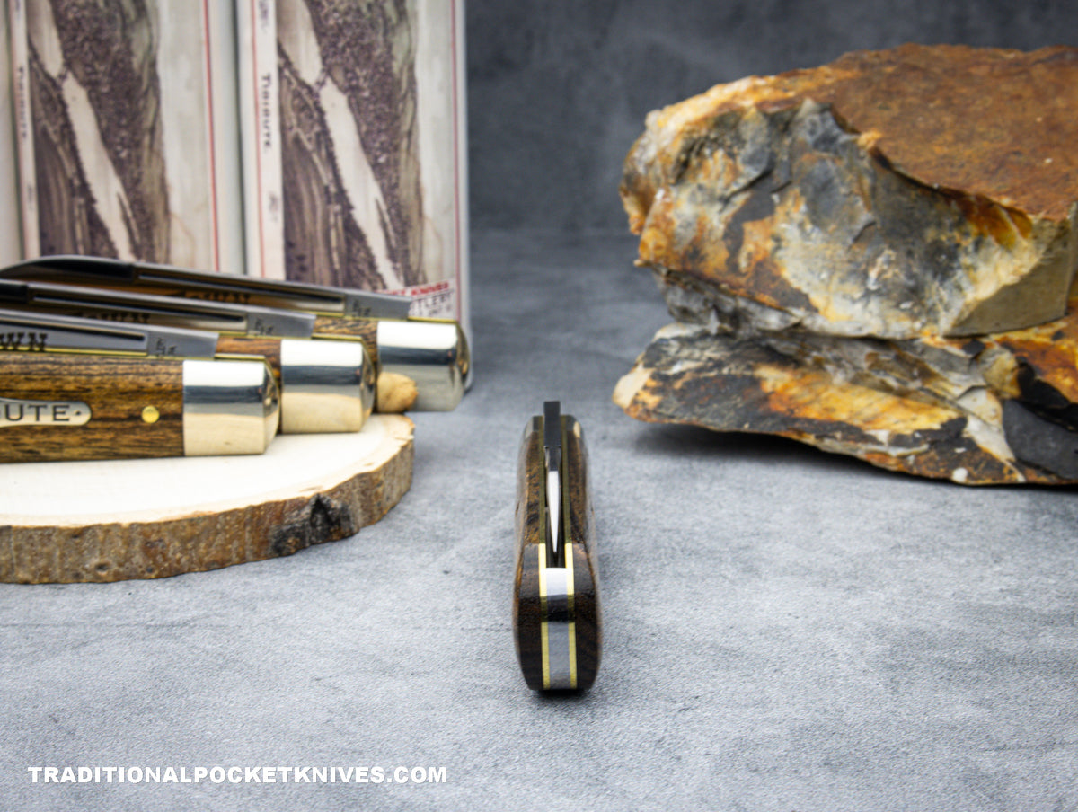 Great Eastern Cutlery #862123 Tidioute Cutlery River Town Single Jack Exotic Mexican Bocote Wood