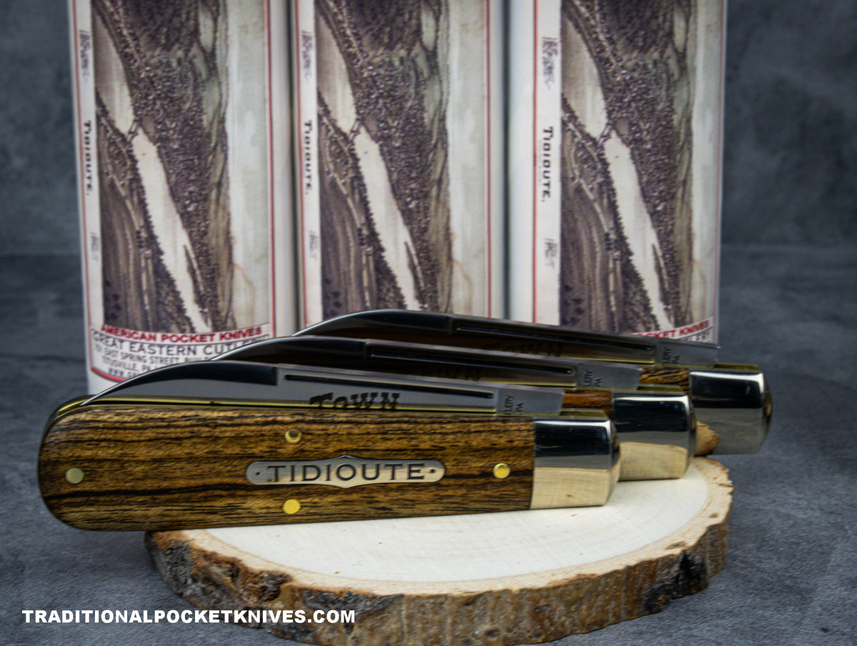 Great Eastern Cutlery #862123 Tidioute Cutlery River Town Single Jack Exotic Mexican Bocote Wood