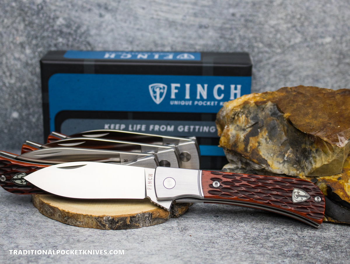 Finch Pipeline Crawdad Tan Jigged Bone
