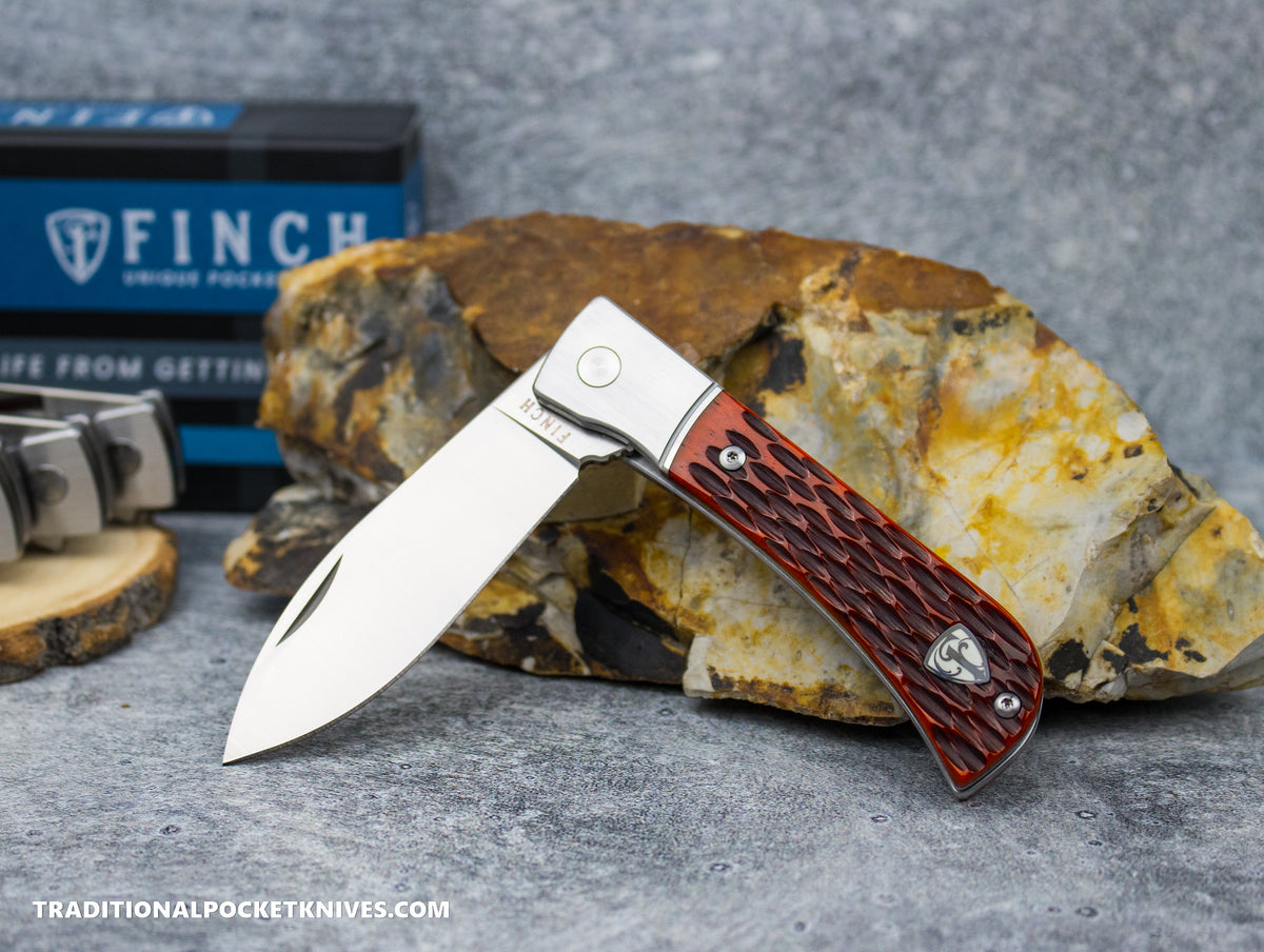 Finch Pipeline Crawdad Tan Jigged Bone