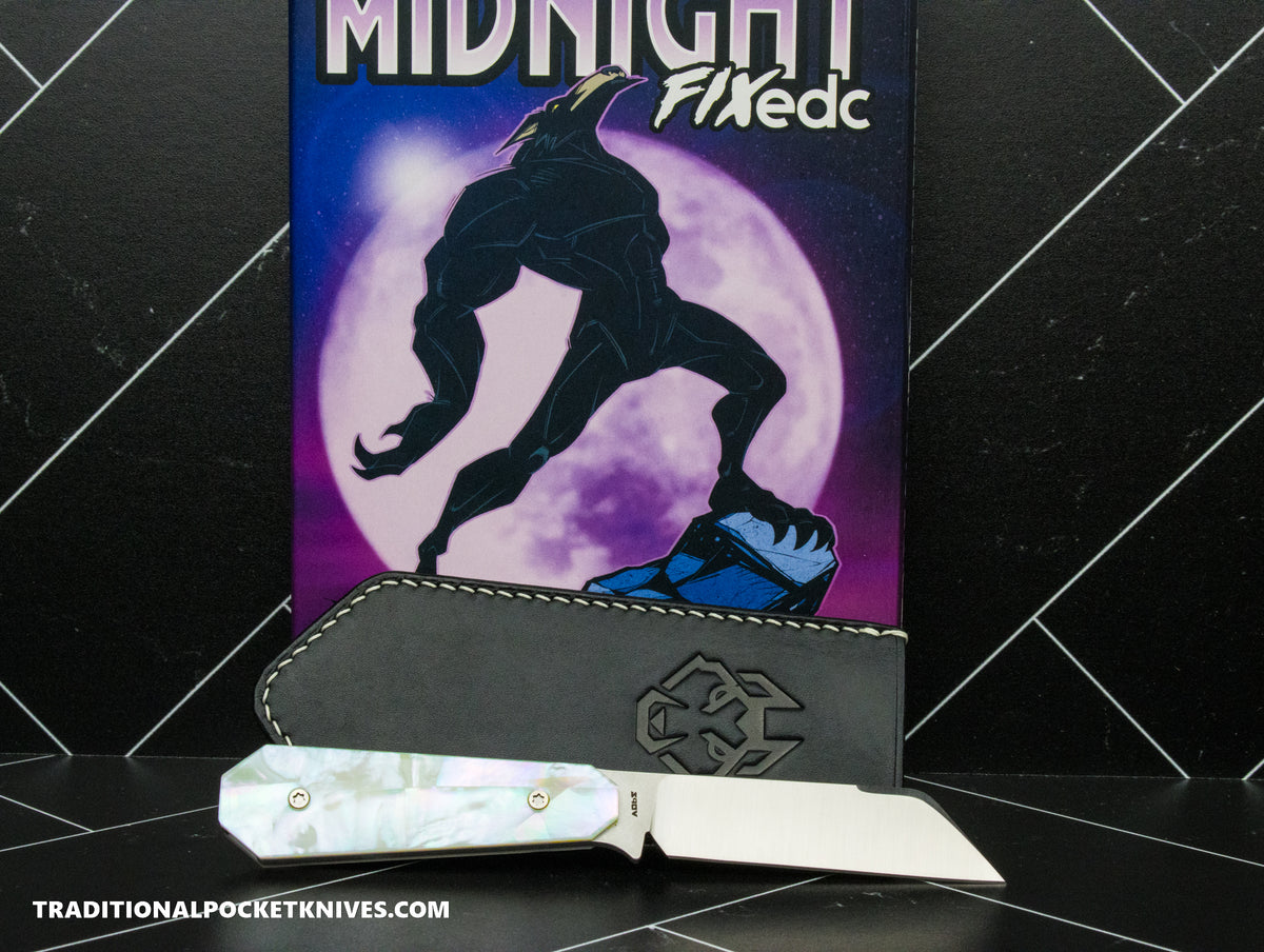 Jack Wolf Knives Exclusive Midnight FIXedc Mother of Pearl