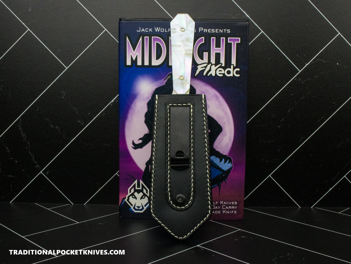 Jack Wolf Knives Exclusive Midnight FIXedc Mother of Pearl