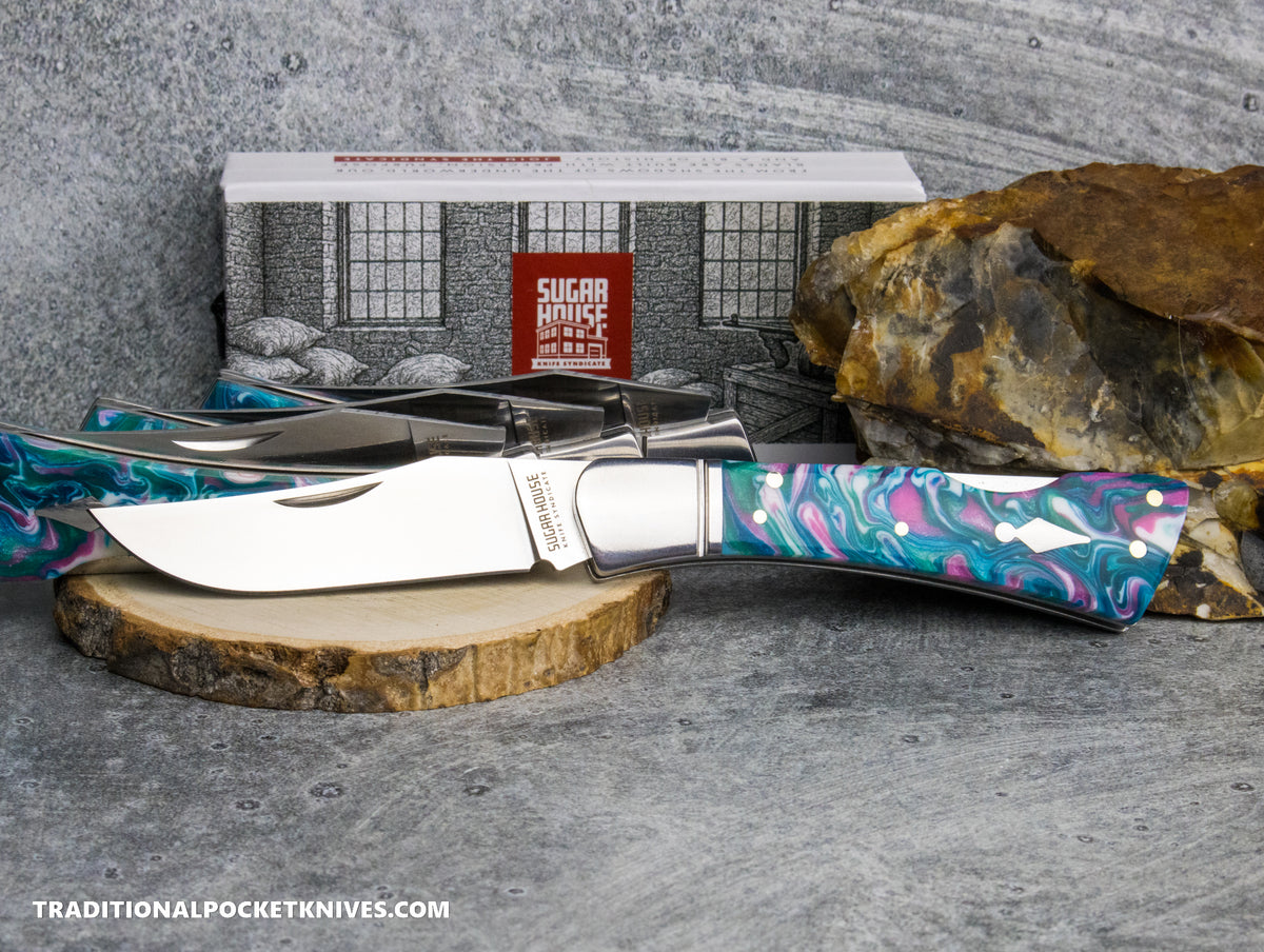 Finch Flying Goddess Cotton Candy Resin - Sugar House Knife Syndicate Series