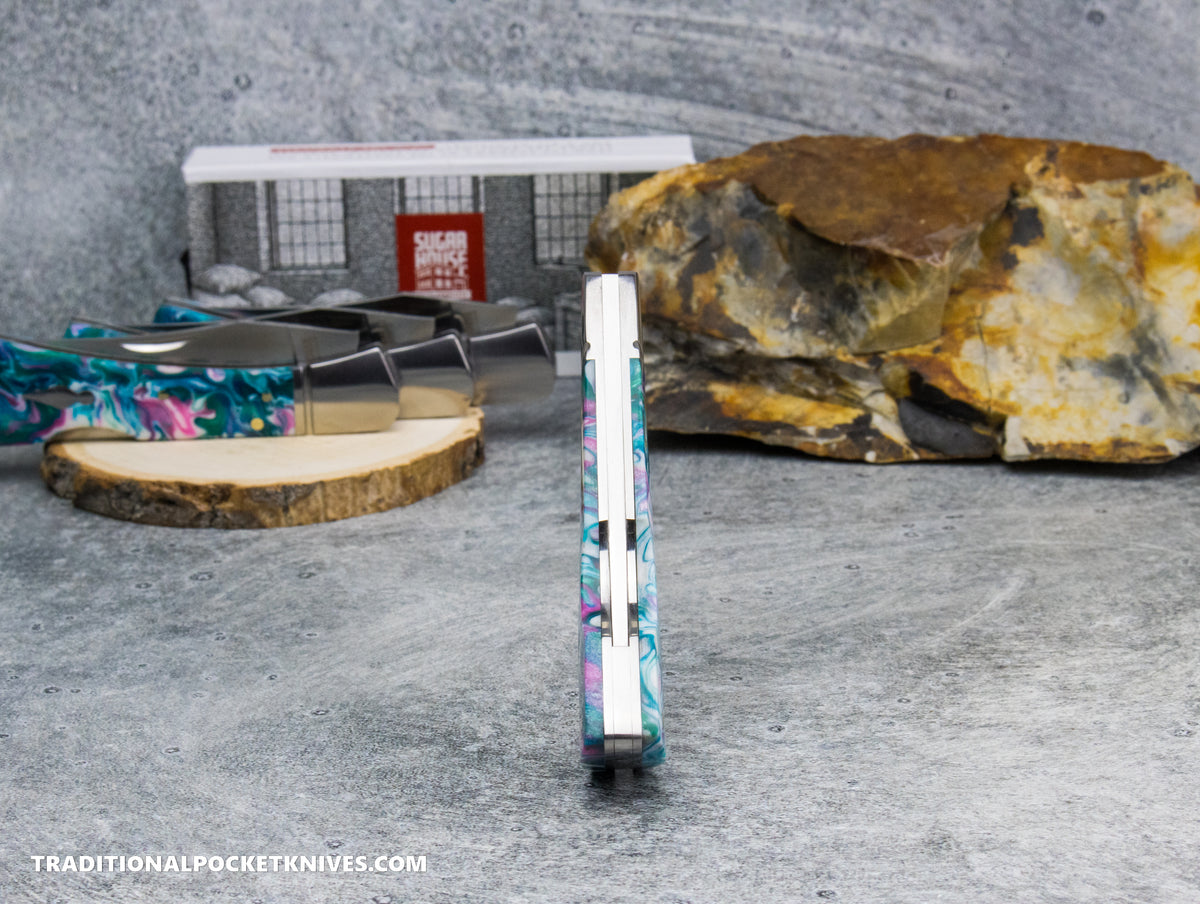 Finch Flying Goddess Cotton Candy Resin - Sugar House Knife Syndicate Series