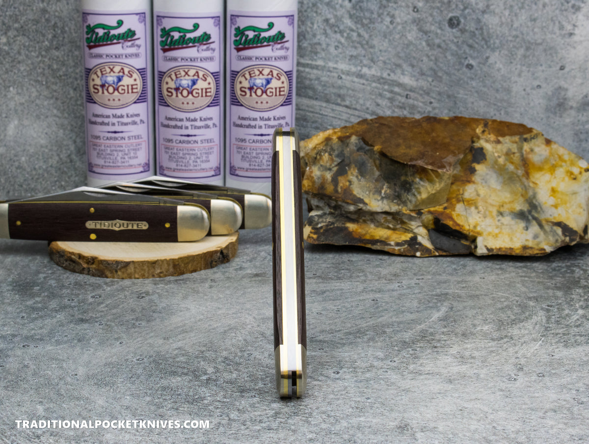 Great Eastern Cutlery #981226 Tidioute Cutlery Texas Stogie Purple Heart Wood