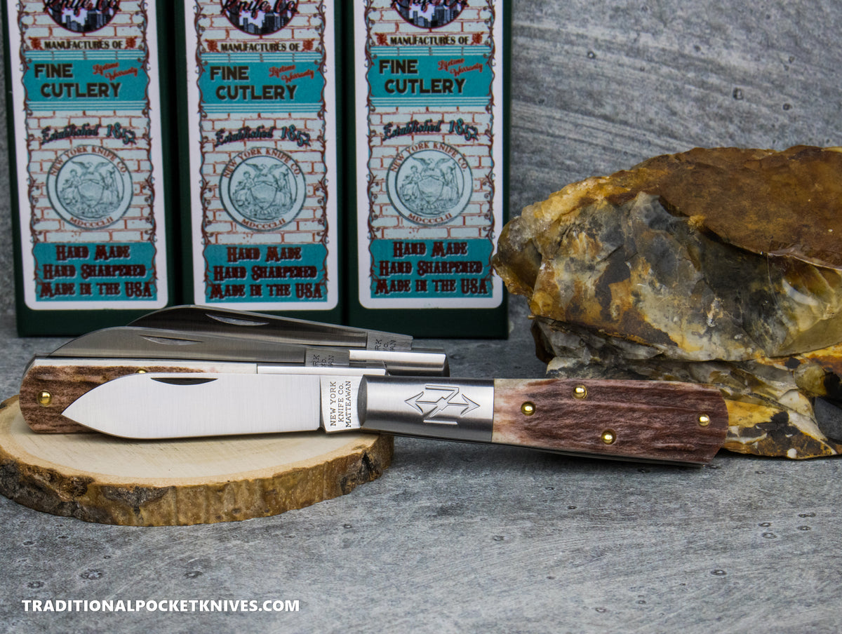 Cooper Cutlery New York Knife Co. Barlow Red Stag (M 1506 RS) - 02/26