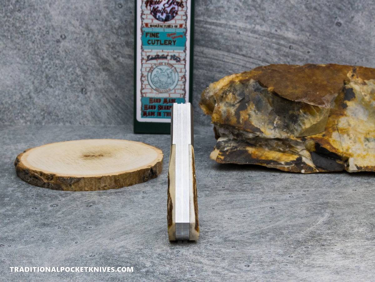 Cooper Cutlery New York Knife Co. Barlow Stag (2506 S) - 02/26