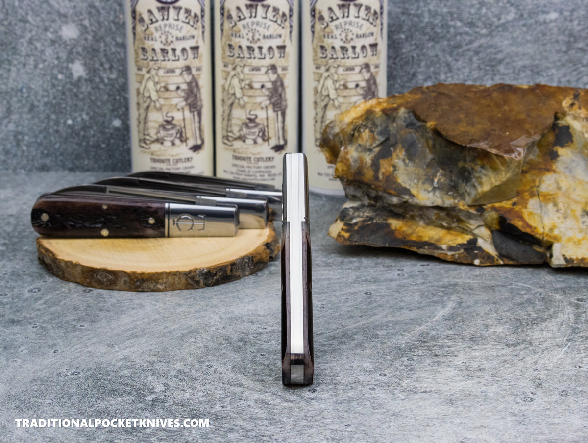 Great Eastern Cutlery #152126 Tidioute Cutlery Sawyer Barlow Brown Soup Bone - Charlie Campagna Special Factory Order
