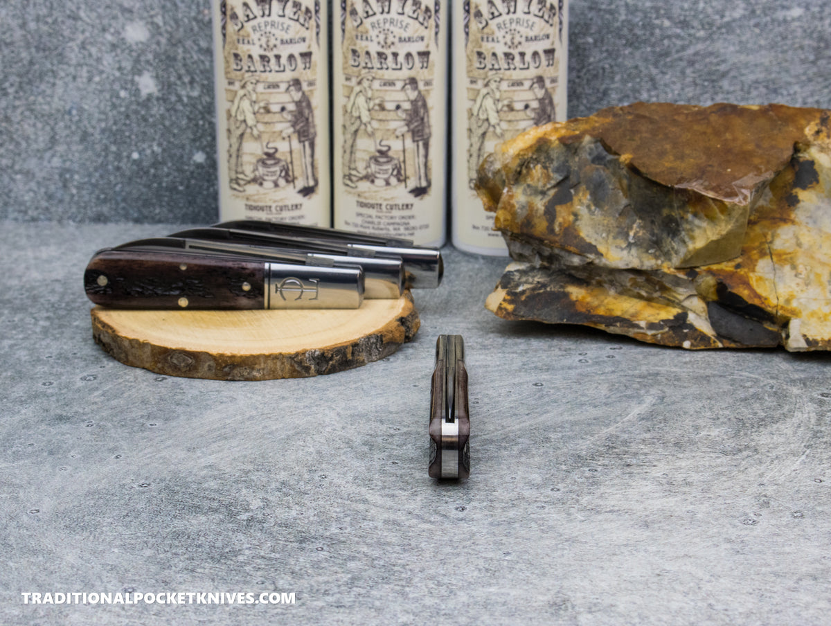 Great Eastern Cutlery #152126 Tidioute Cutlery Sawyer Barlow Brown Soup Bone - Charlie Campagna Special Factory Order