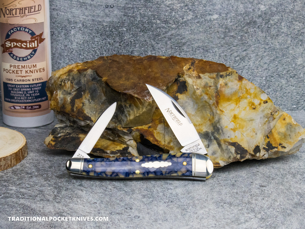 Great Eastern Cutlery #380225 Northfield UNXLD Special Factory Assembly Campfire Whittler Spring Ice Out Acrylic