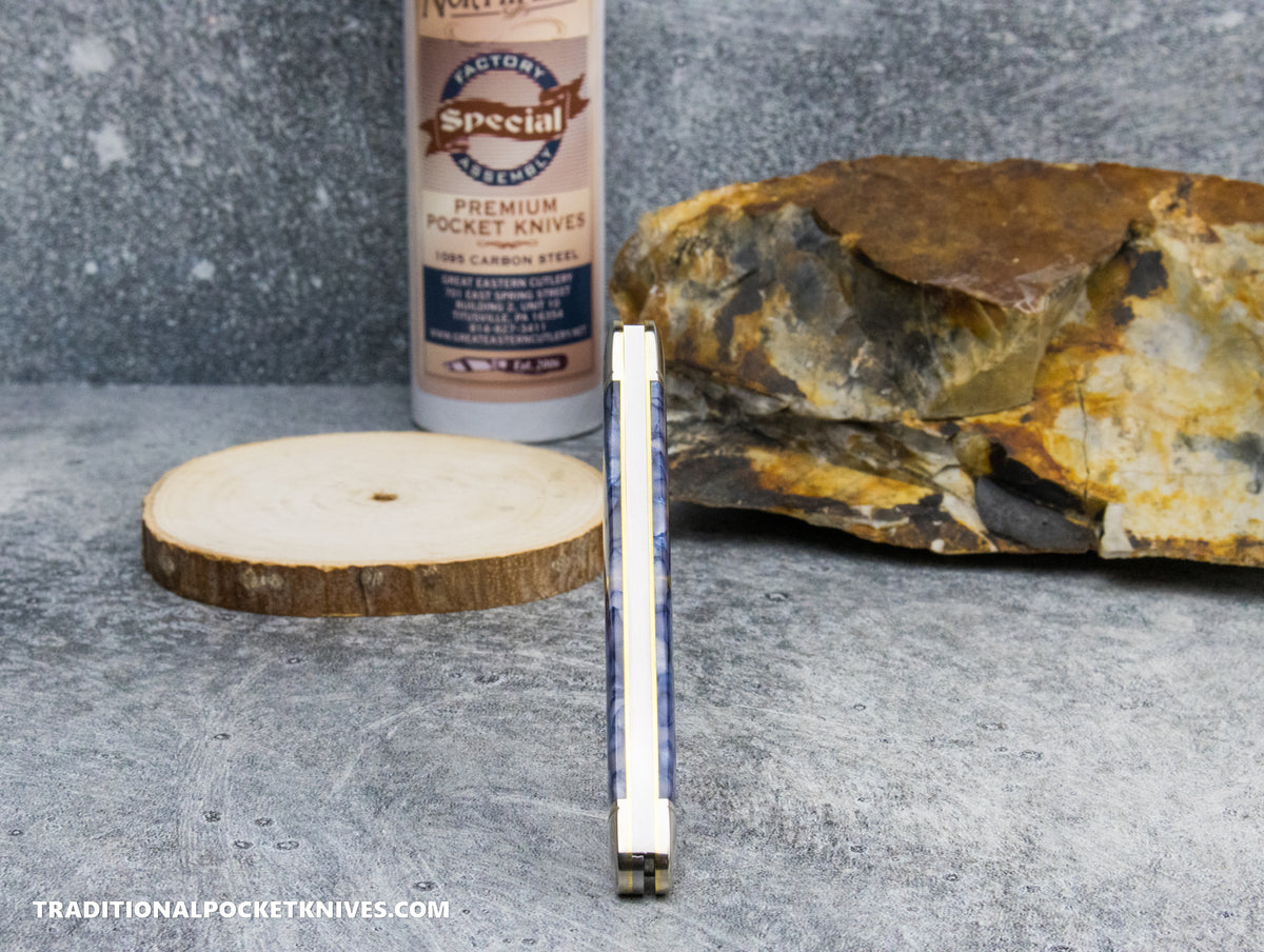 Great Eastern Cutlery #380225 Northfield UNXLD Special Factory Assembly Campfire Whittler Spring Ice Out Acrylic
