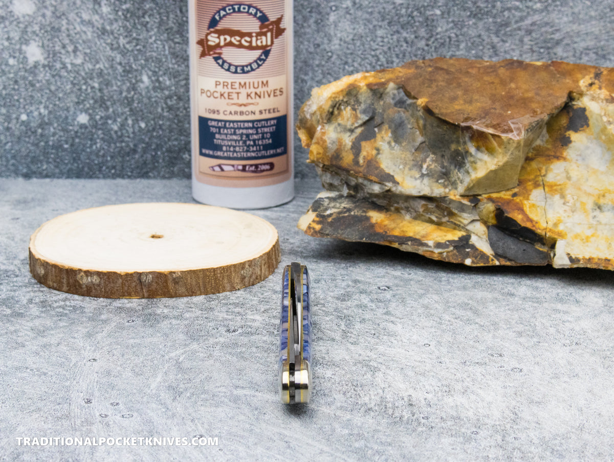 Great Eastern Cutlery #380225 Northfield UNXLD Special Factory Assembly Campfire Whittler Spring Ice Out Acrylic