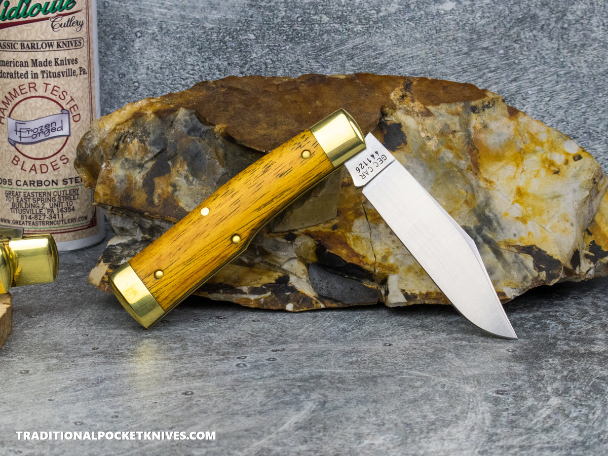 Great Eastern Cutlery #441126 Tidioute Cutlery Buffalo Jack Osage Orange Wood