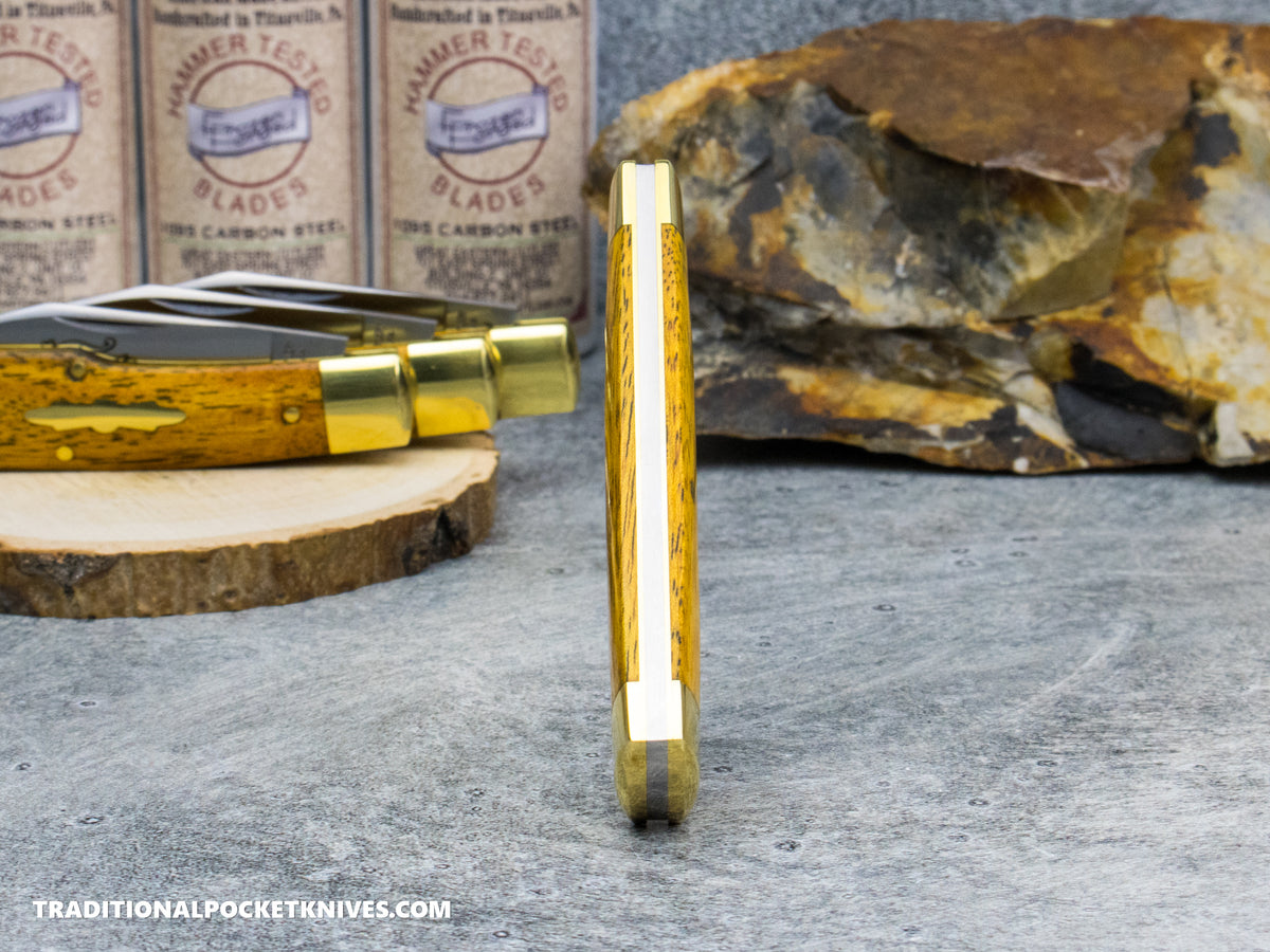 Great Eastern Cutlery #441126 Tidioute Cutlery Buffalo Jack Osage Orange Wood