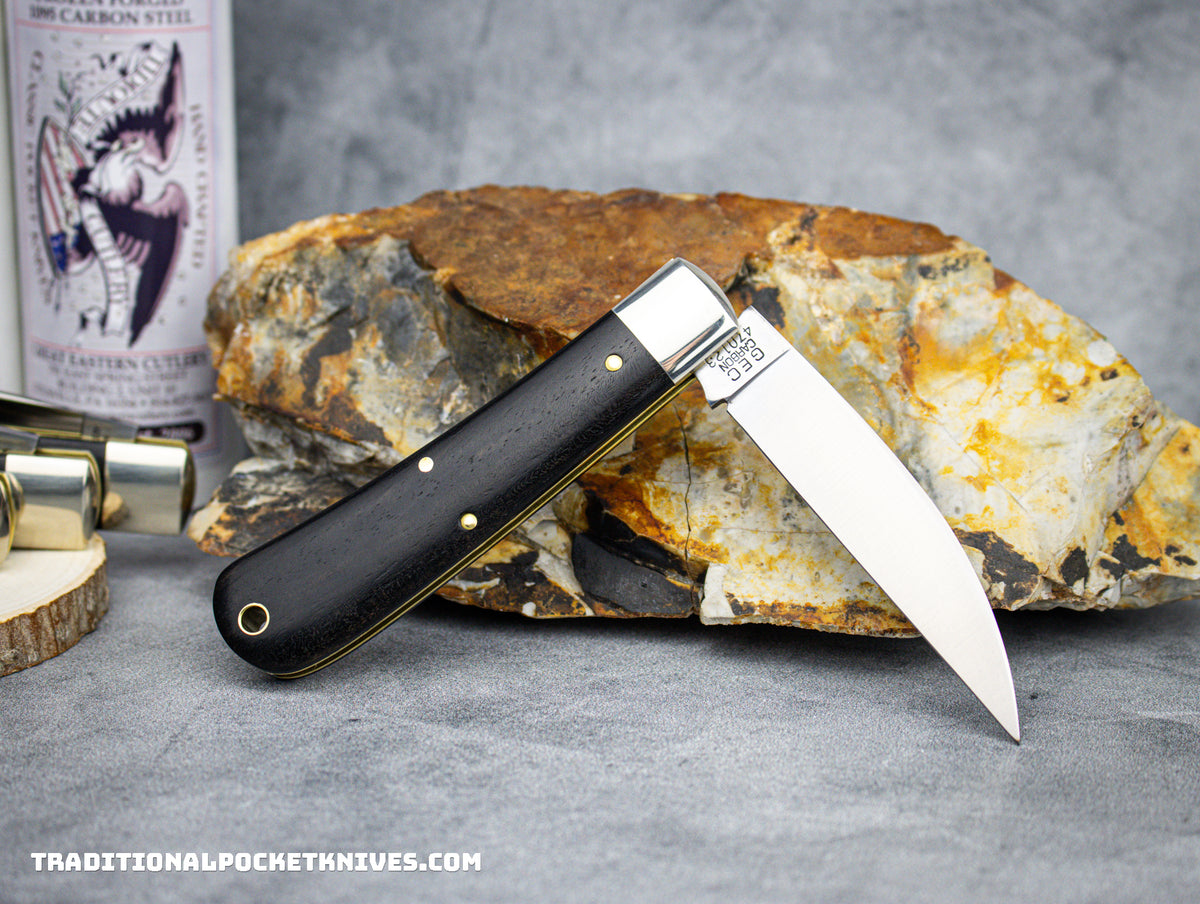 Great Eastern Cutlery #470123 Tidioute Cutlery Viper Gabon Ebony Wood