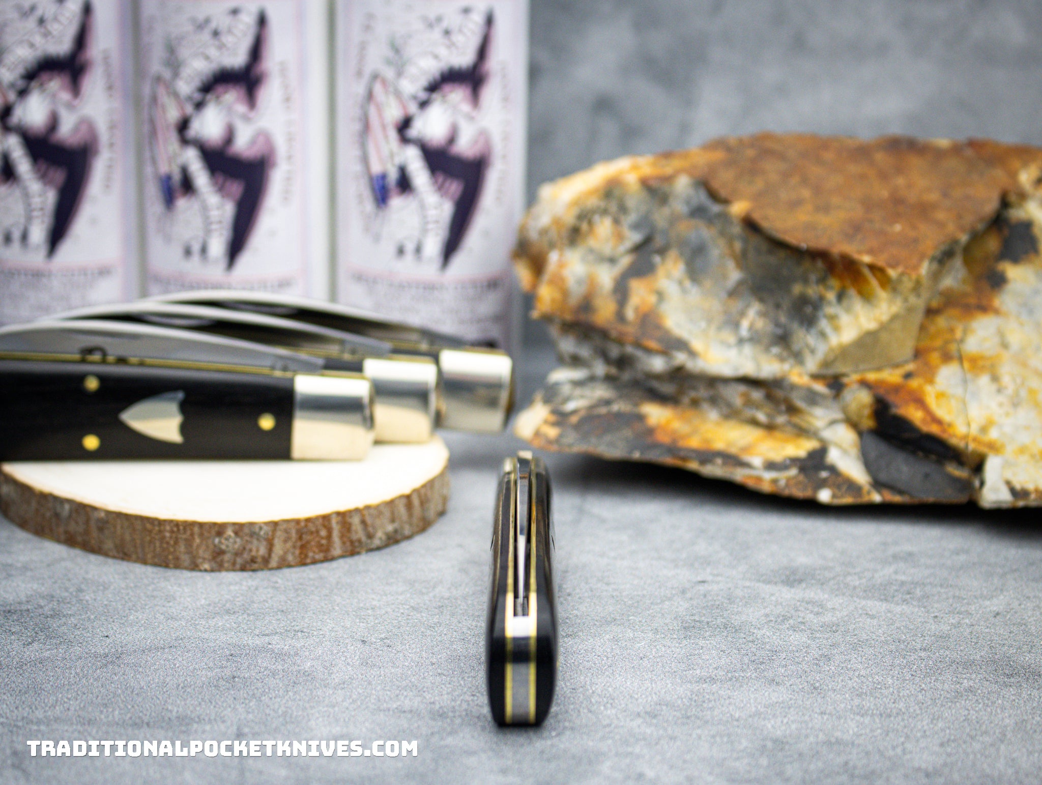 Great Eastern Cutlery #470123 Tidioute Cutlery Viper Gabon Ebony