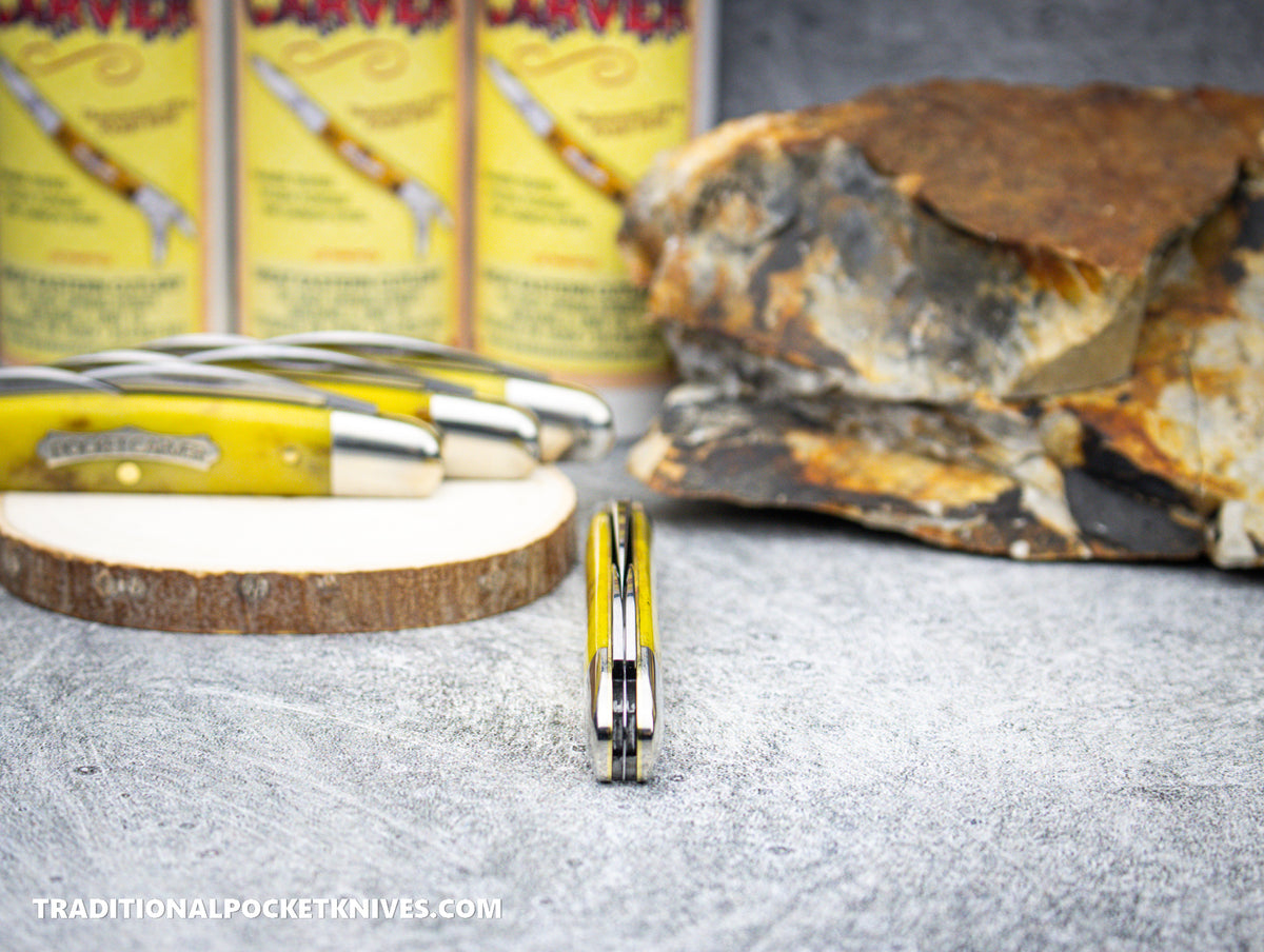 Great Eastern Cutlery #620324 Tidioute Cutlery Pocket Carver Smooth Rotten Banana Bone
