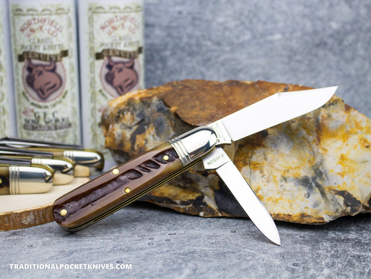 Great Eastern Cutlery #781224 Northfield UNXLD Bullet End Barlow Frontier Marrow Bone