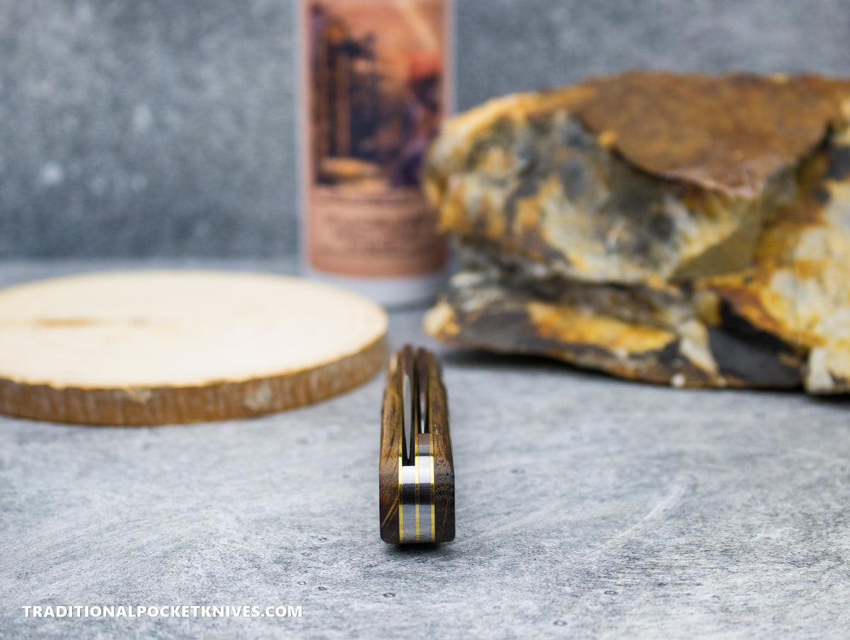 Great Eastern Cutlery #781224 Tidioute Cutlery Bullet End Barlow Charred Barrel Oak