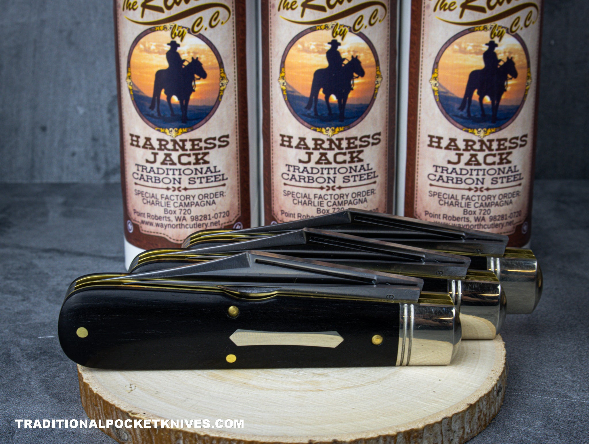Great Eastern Cutlery #861223P Waynorth Cutlery Harness Jack Gabon