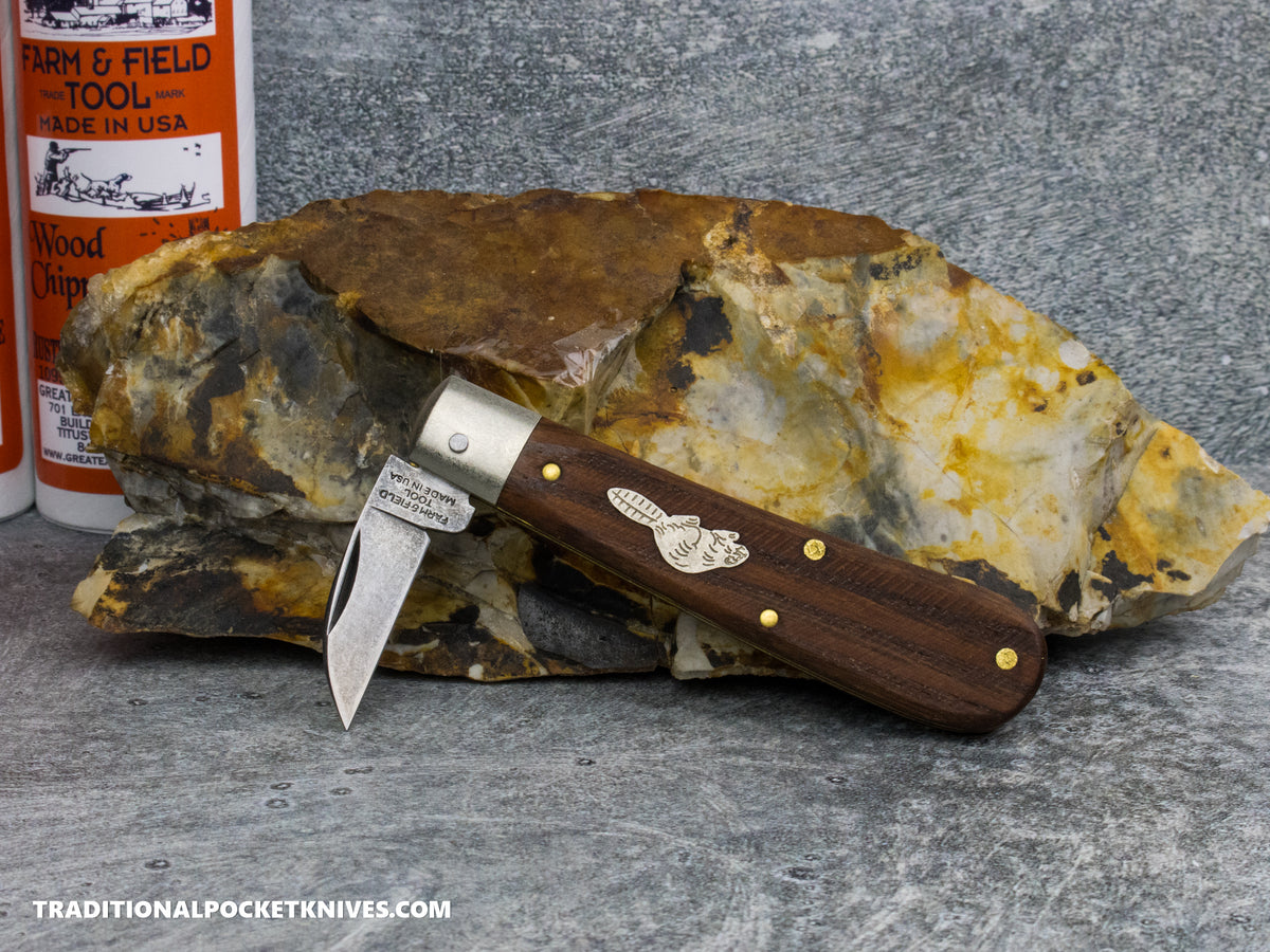 Great Eastern Cutlery #930126S Farm&Field Tool Rustic Whittling Knife Antique Wormy Chestnut